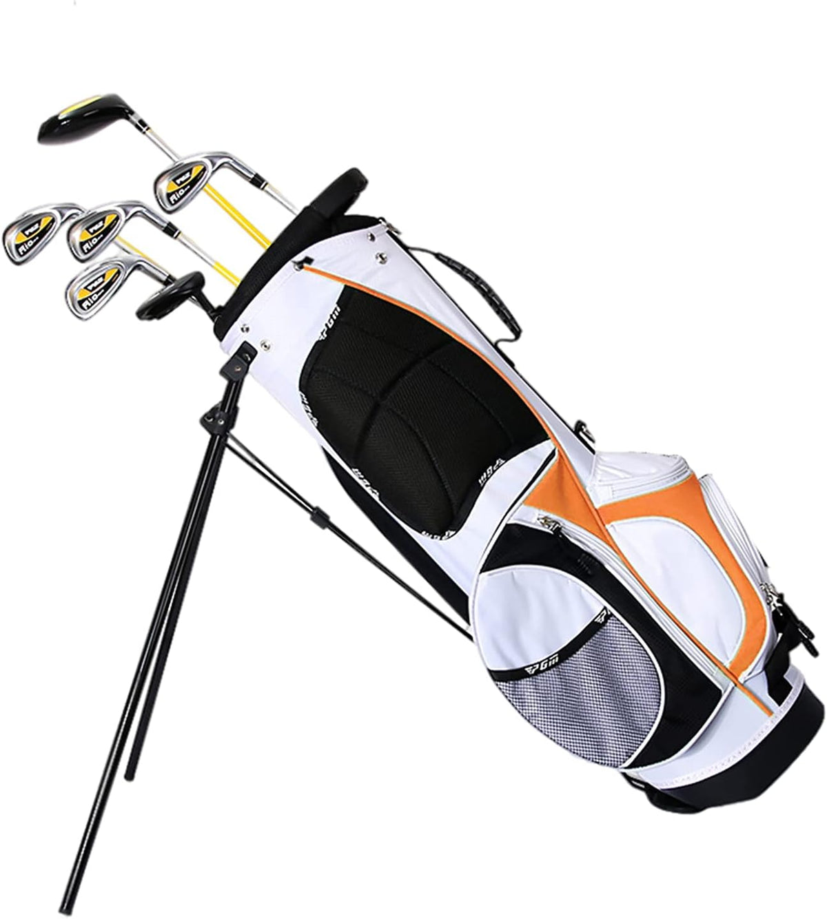 Sac defor Enfants for garçons et Filles, Sac léger Portable avec Double bandoulière, Chariot Junior Orange,Ages 5 8