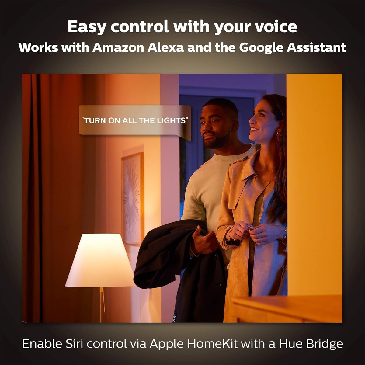 Hue White Ambiance AMAZE Suspension 39W - Noir télécommande incluse , compatible Bluetooth, fonctionne avec Alexa, Google Assistant et Homekit