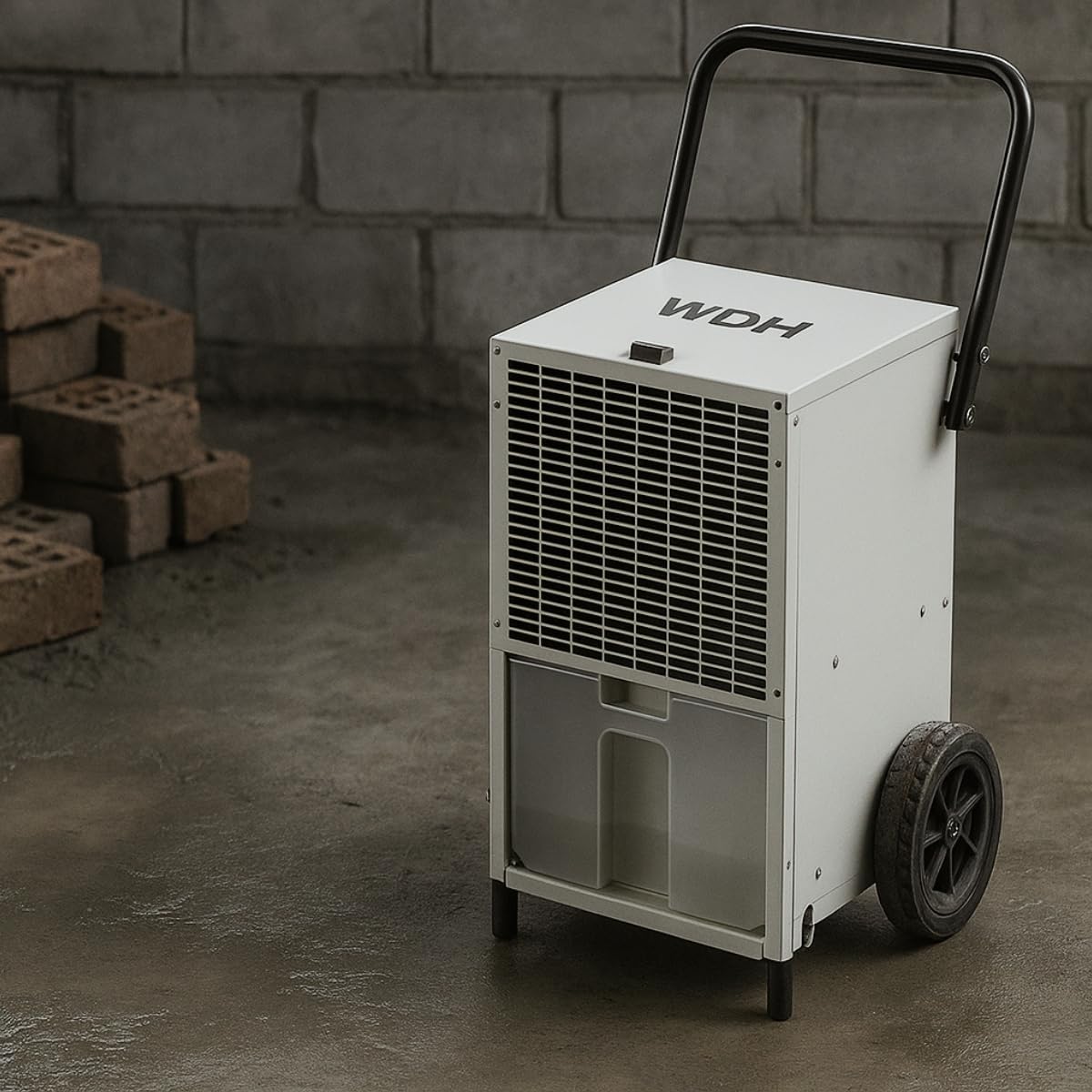 Aktobis Déshumidificateur professionnel WDH-35B en métal avec une capacité de déshumidification jusqu'à 35 litres/jour !