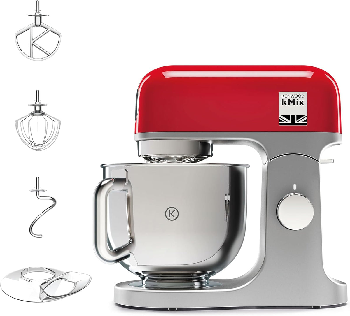 Robot pâtissier KENWOOD KMX750RD - Rouge - 1000 W - 5 L