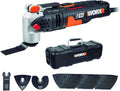 WORX Outil Multifonctions Sonicrafter F50 450W WX681, Pour Couper, Polir, Poncer, Gratter, Enlever, Multimatériaux, Accessoires universels, Livré Avec Coffret de Rangement et 39 Acessoires