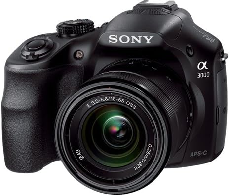 A3000 ILCE-3000KB.CE Kit Reflex Numérique 3" (7,62 cm) 20 Mpix USB/HDMI + Objectif 18-55 mm Noir