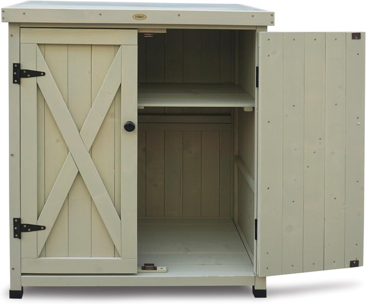 Habau Laura Armoire de Jardin Gris