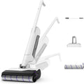 Rowenta X-Clean 10, Aspirateur Laveur sans fil, Design Plat 180°, Auto-Nettoyage et séchage 65°C, Autonomie 60min, Parfait pour Tâches Tenaces et Poils d’Animaux GZ7540WO, Blanc