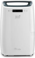 De’Longhi Tasciugo AriaDry Multi - Déshumidificateur Portable pour la Maison, Filtration à 3 Actions, Élimination de l'Humidité 16L/24h, Séchage, Anti-Moisissure, Silencieux, Blanc (DEXD216RF)