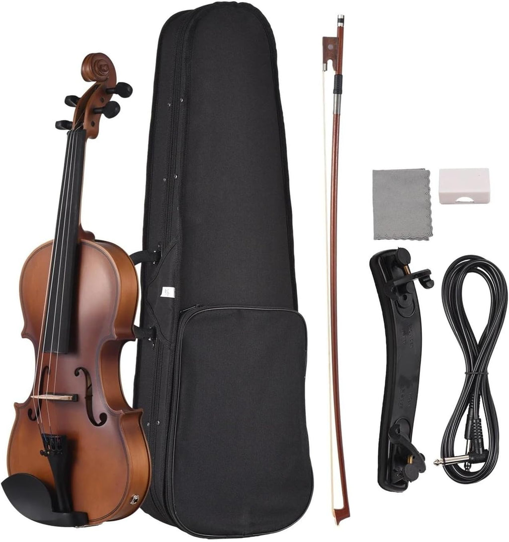 violon Ensemble d'accessoires pour violon électrique 4/4 inclus y compris épaulière et archet