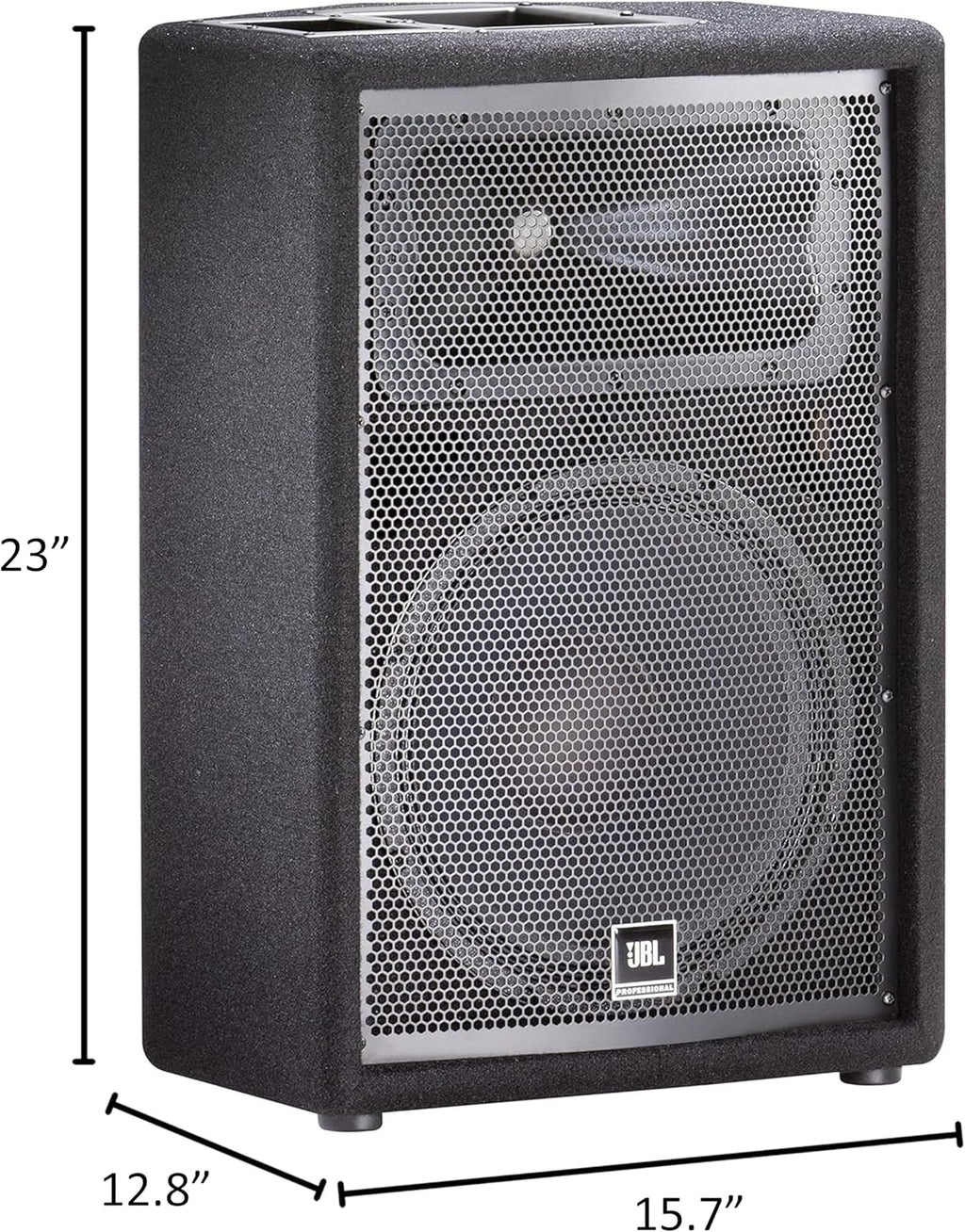 JRX212 Boîtier pour haut-parleur moniteur 2 voies - Noir