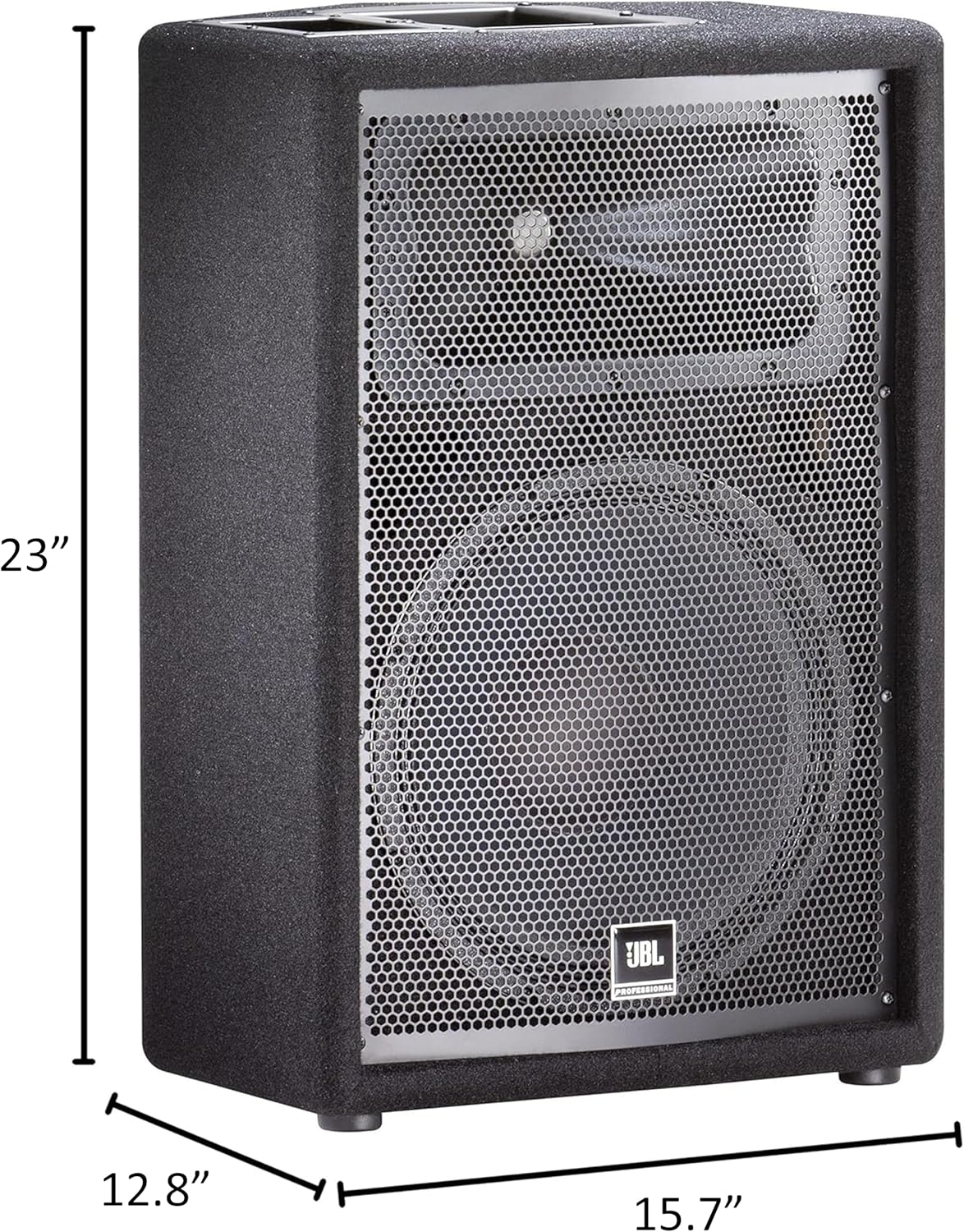 JRX212 Boîtier pour haut-parleur moniteur 2 voies - Noir