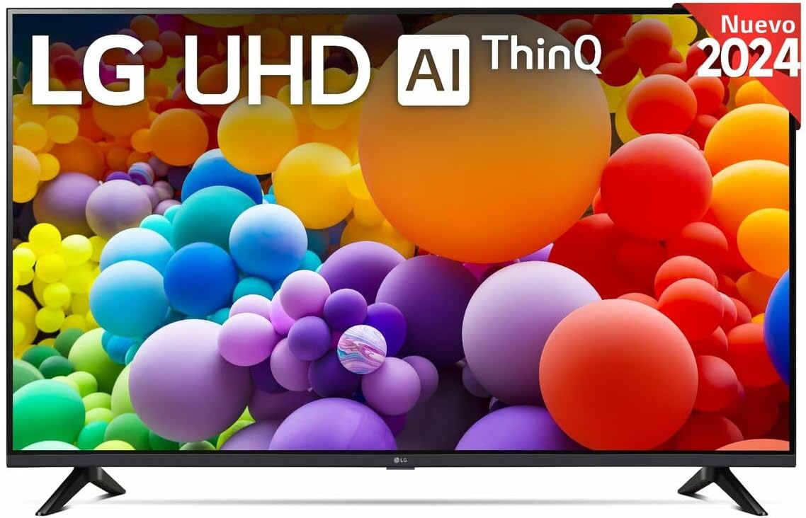 LG TV LED 2024 | 55UT73 | 55 Pouces | UHD | Processeur α5 gen 7 AI 4K, Noir