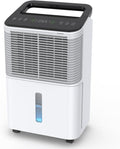 Deshumidificateur d air 16L/jour, Déshumidificateur de Chambre Ultra-silencieux, Contrôle Central Intelligent, Mode AUTO, Indicateur d'humidité, Minuterie 24H, Plus Puissant, Plus Efficace