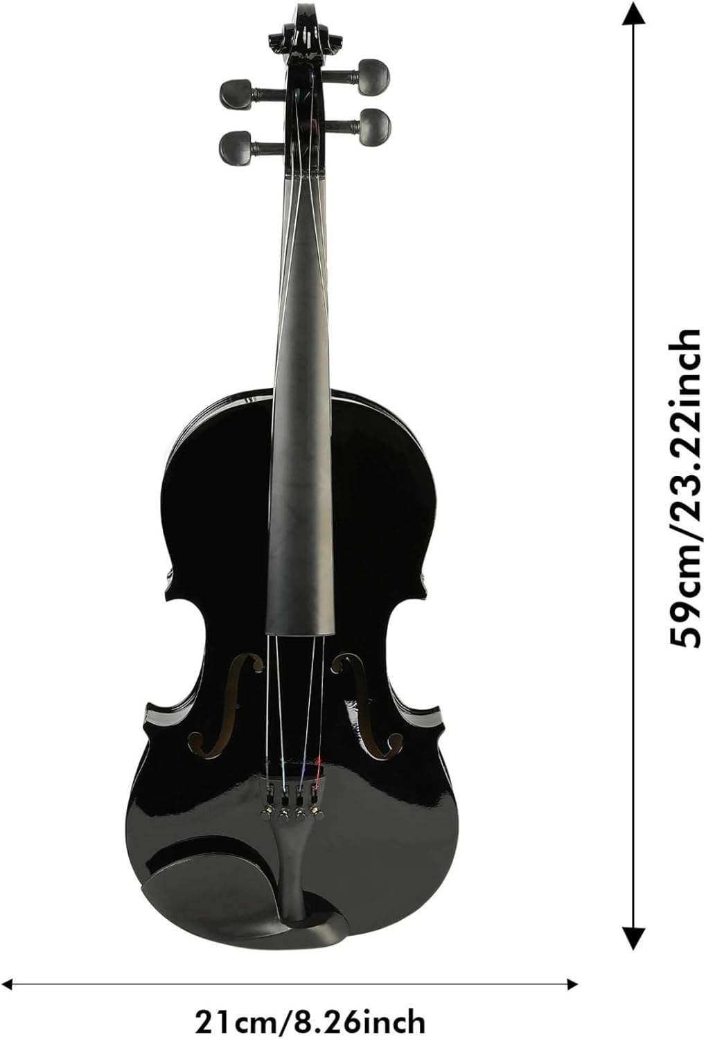 violon L'ensemble de violon de taille 4/4 convient aux débutants professionnels et comprend un archet et un étui