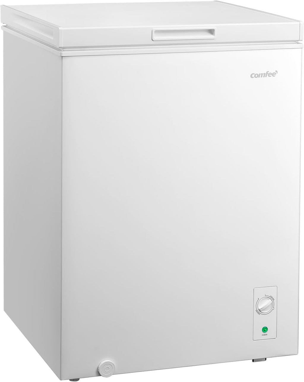 RCC146WH2EU(E) Congélateur coffre autonome 143L convertible congélateur/réfrigérateur, compresseur inverter, 4 étoiles, adapté aux dépendances, garages et abris, blanc [Classe énergétique E]