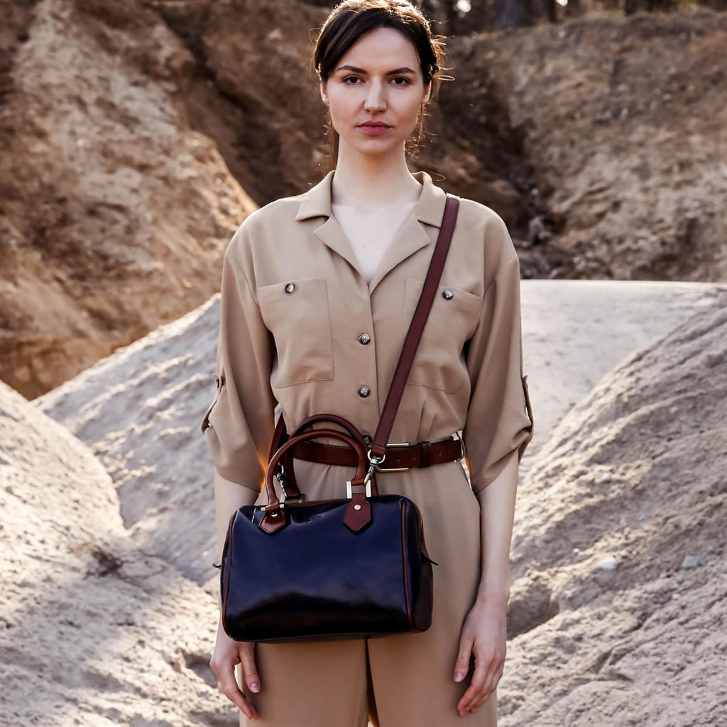 Time Resistance Tote bag en cuir pour femme - Sac à main moderne - Sacoche en cuir femme