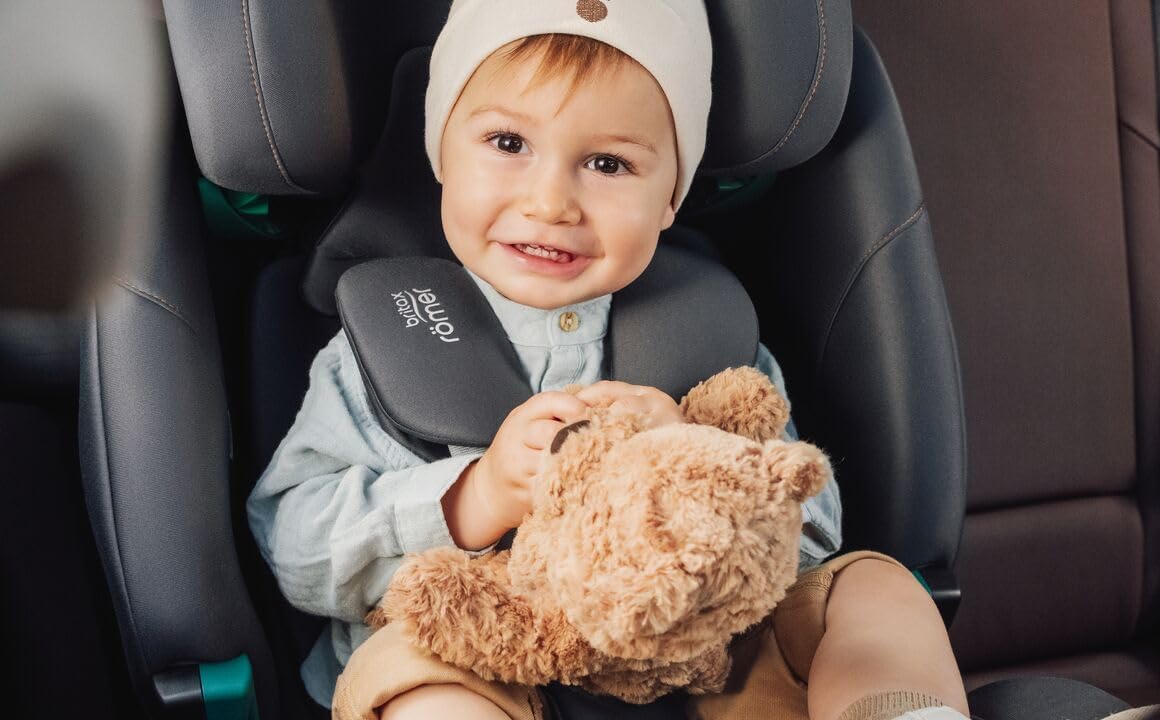 BRITAX RÖMER Siège Auto ADVANSAFIX 2 Z-LINE, Évolutif avec Fixation ISOFIX, enfant de 76 à 150 cm (Groupe 1/2/3) de 15 mois à 12 ans, Space Black