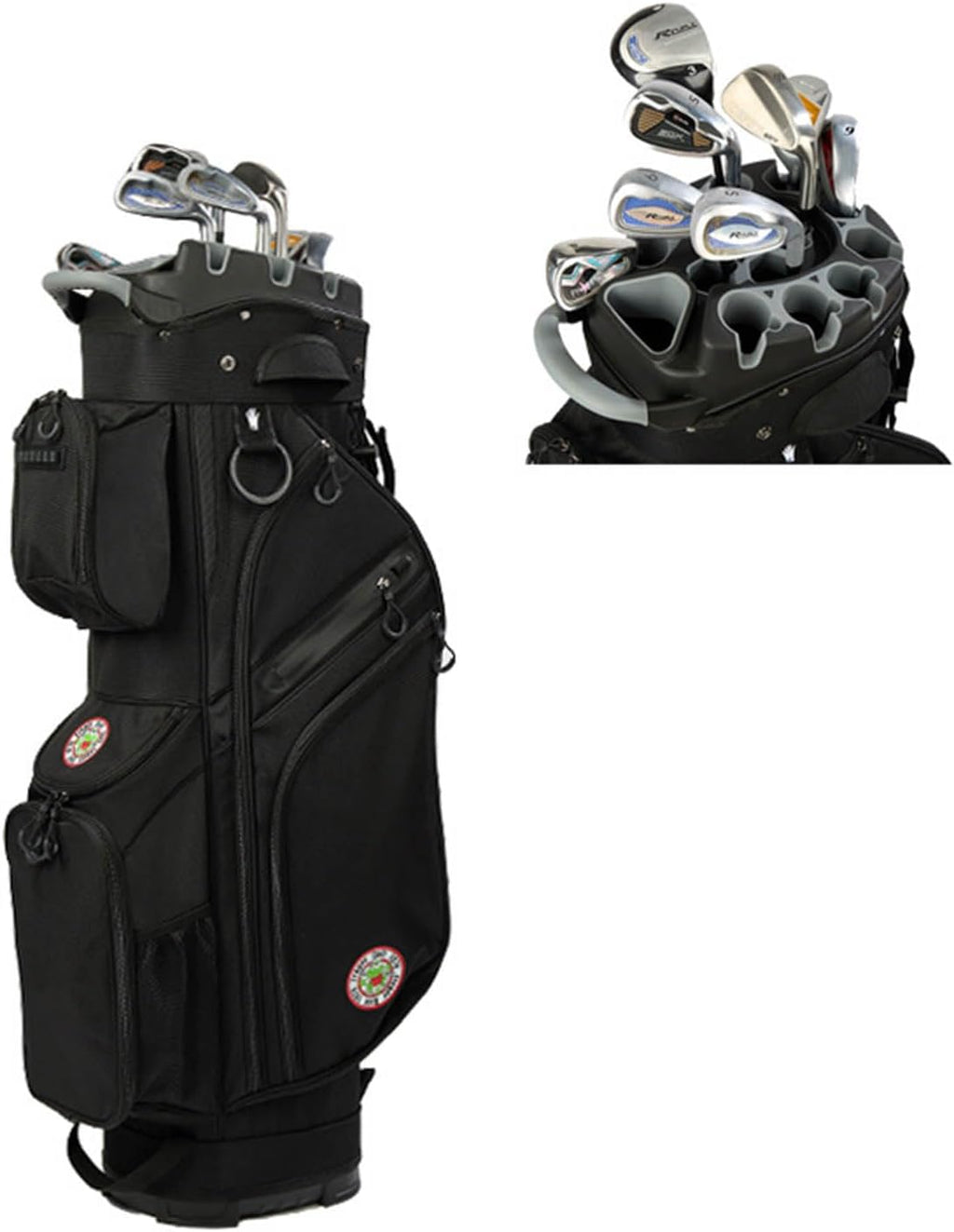 Sac de chariot de14 voies avec plan supérieur silencieux, rangement spacieux et construction permanente pour équipement organisé