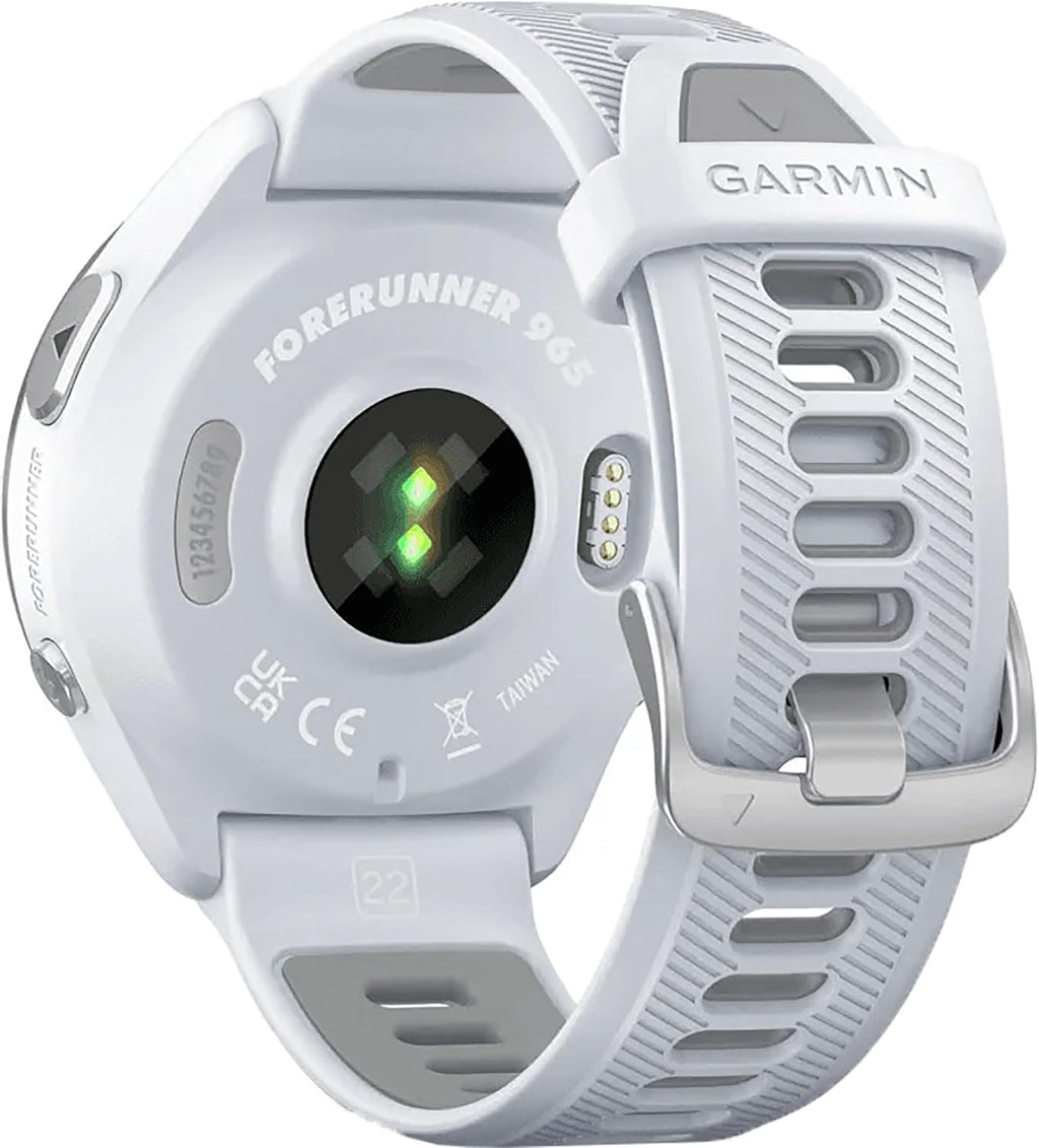 Forerunner 965 Quarz Smartwatch für Unisex, Whitestone/Powder Grey