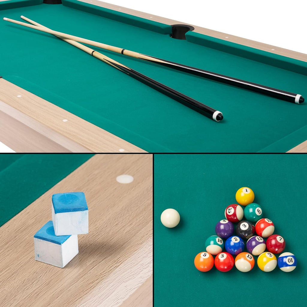 Table de Salle à Manger Convertible 3 en 1 avec Billard et Tennis de Table | 6 à 8 Places