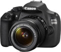 Canon EOS 1200 D, appareil photo reflex numérique avec objectif EF-S 18–55 mm f/3. 5–5.6 III objectif
