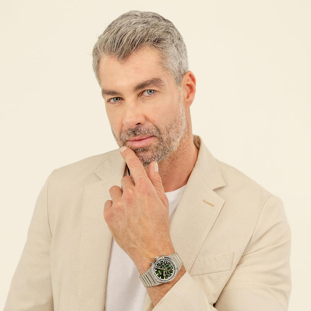 BOSS Montre Chronographe à Quartz pour Homme Collection Candor Chrono - Disponible avec Bracelet en Acier Inoxydable, en Cuir, ou en Silicone
