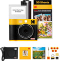 KODAK Mini Shot 4 Era 4PASS 2-in-1 Appareil Photo Instantané et Imprimante Photo Portable 10x10cm Lot Accessoire avec 68 Feuilles, Jaune
