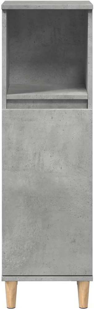 vidaXL Ensemble de Meubles de Salle de Bain 3 pcs Gris béton