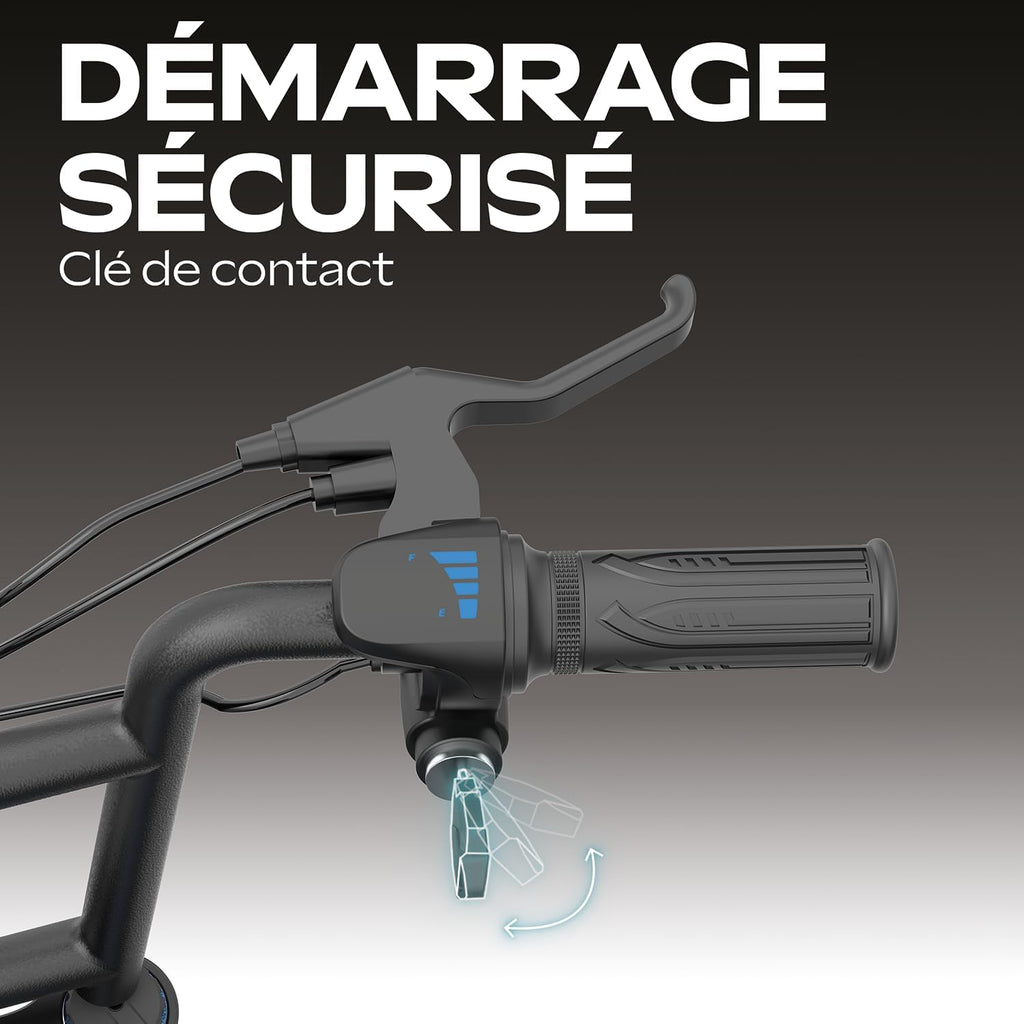 Draisienne électrique URBANGLIDE THUNDER 160 – 25 km/h, 30 km d'autonomie,
