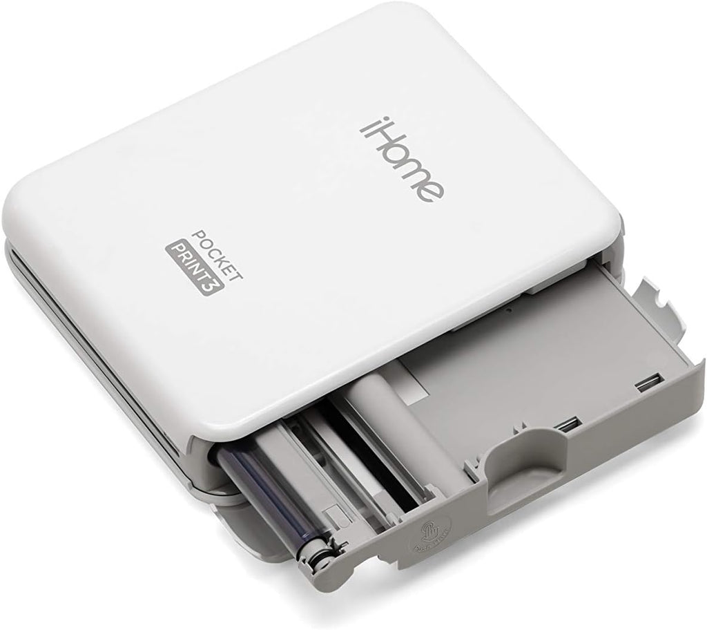 iHome PocketPrint3 Imprimante photo mobile Carrée 7,6 x 7,6 cm Blanc