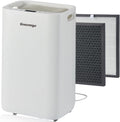 Déshumidificateur avec Ioniseur 20L/jour pour pièce jusqu'à 65m²,Filtre HEPA,Sèchage du Linge,Minuterie,Réservoir de 4.5L,Purificateur d'air Silencieux pour Maison,Cuisine,Bureau(ALPHA-Q20)