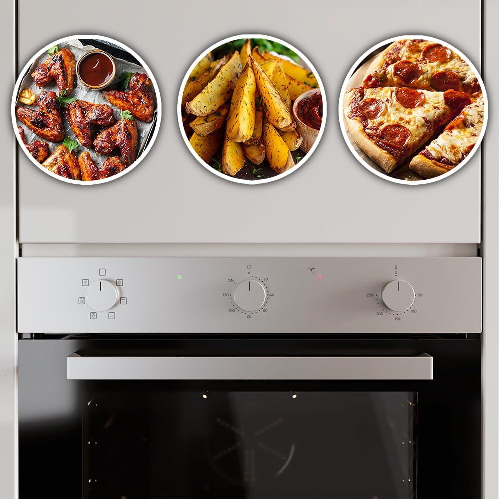 Cecotec Four intégrable multifonctions Bolero Hexa M236000 Inox Time A.Four multifonctions Capacité de 70 L, 6 fonctions, classe A, 2800 W
