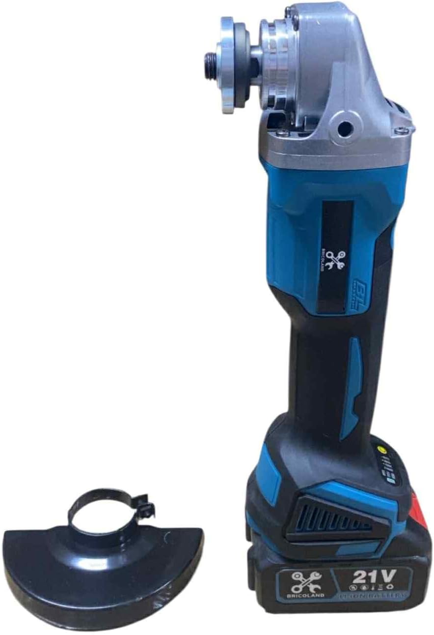 Générique Kit d'Outils Électriques Bricoland, 4 Pièces, Perceuse, Meuleuse, Clé à Choc, Perforateur, avec 4 Batteries Lithium et Chargeur Rapide