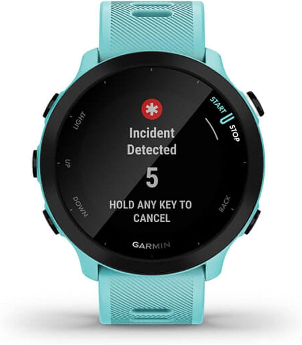 Forerunner 55 Montre de Course GPS avec entraînements Quotidiens suggérés, jusqu'à 2 semaines d'autonomie, Aqua