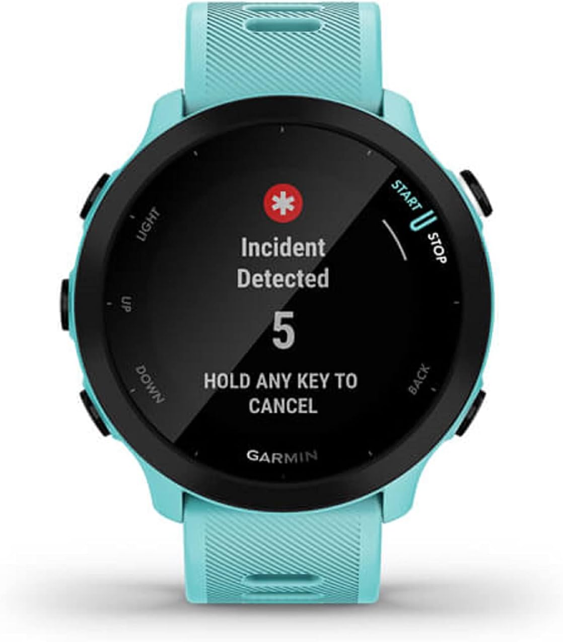 Forerunner 55 Montre de Course GPS avec entraînements Quotidiens suggérés, jusqu'à 2 semaines d'autonomie, Aqua