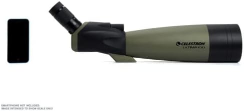 Celestron 52252 Ultima 100 mm Spotting Scope 45 Degrees, Green