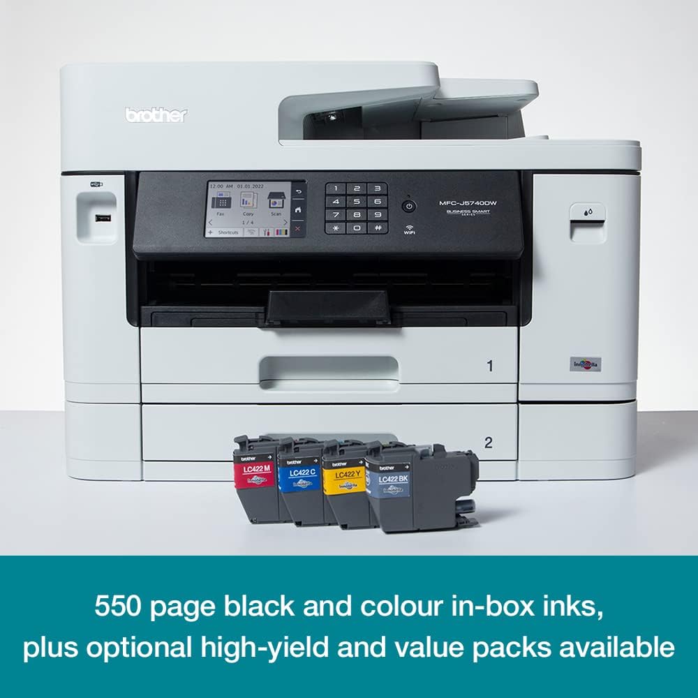 Brother MFC-J5740DW Ad inchiostro A3 1200 x 4800 DPI Wi-Fi (MFC-J5740DW A4 Colour Inkjet MFP)