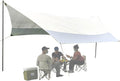 Hogvinnatil Abri de soleil de camping, SCHEMA SUR LA BEACE,17,06 ft × 14,76 pieds de canopée de camping | Grande couverture, pare-soleil lourd, protection UV pour sac à dos en