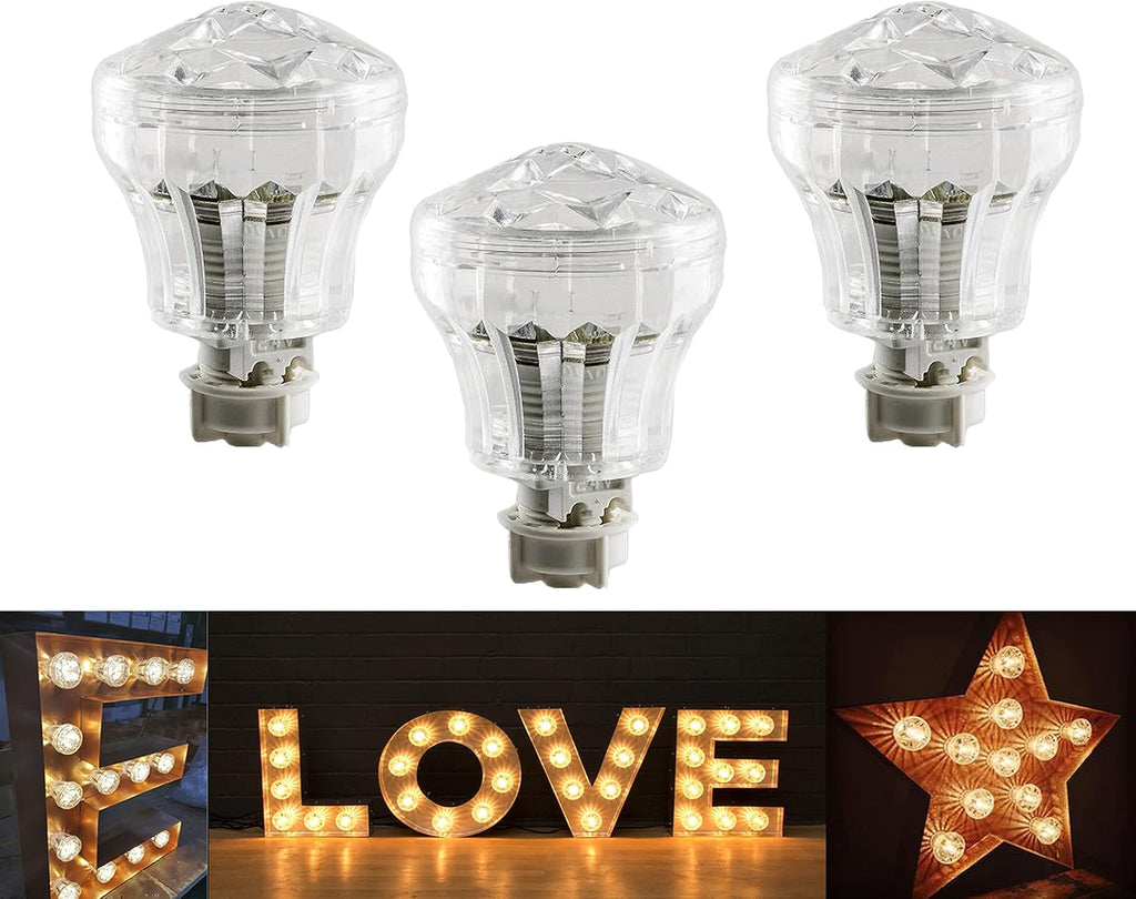 Premier Bond Distribution Lot de 50 ampoules LED E10 24 V 1,0 W Blanc chaud 3000 K 60-65 lm 45 mm
