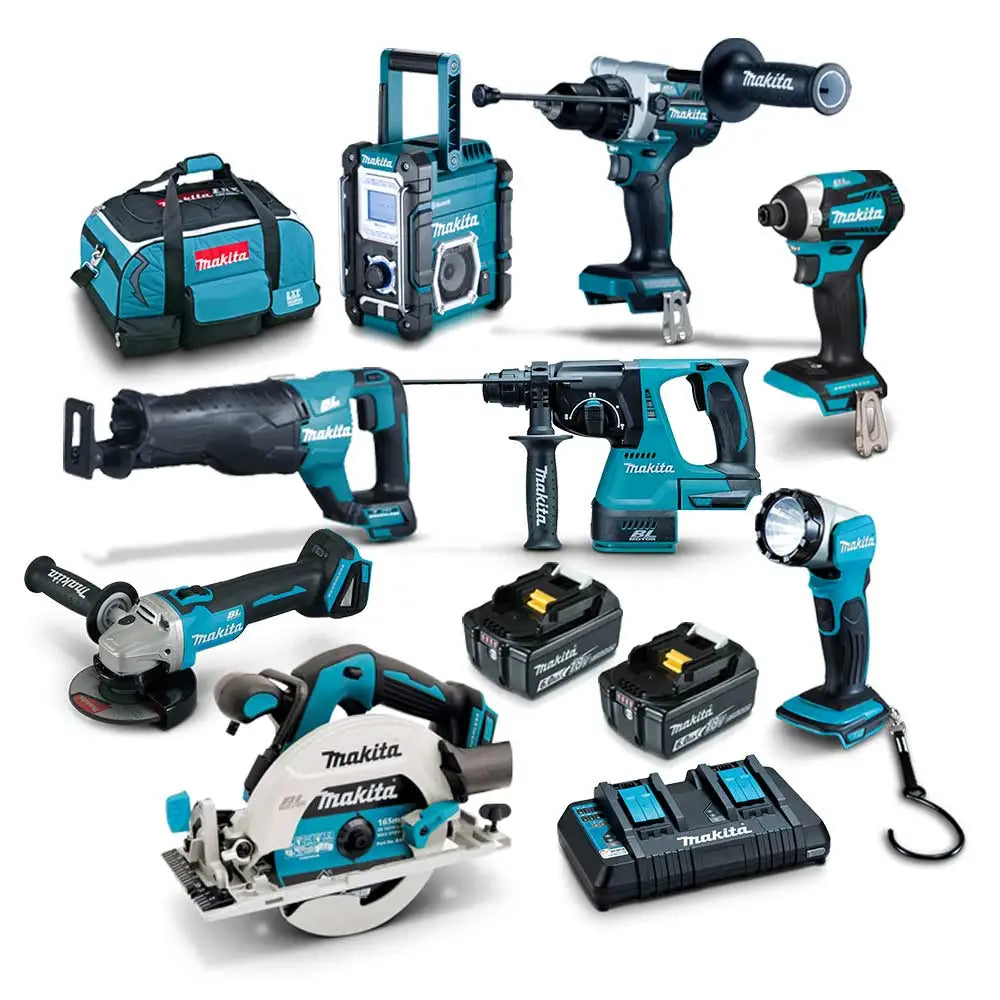 18V BRUSHLESS 8 PIECE 2 X 6.0AH COMBO KIT DLX8046GX1