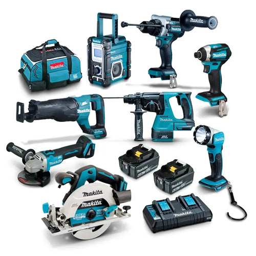 18V BRUSHLESS 8 PIECE 2 X 6.0AH COMBO KIT DLX8046GX1