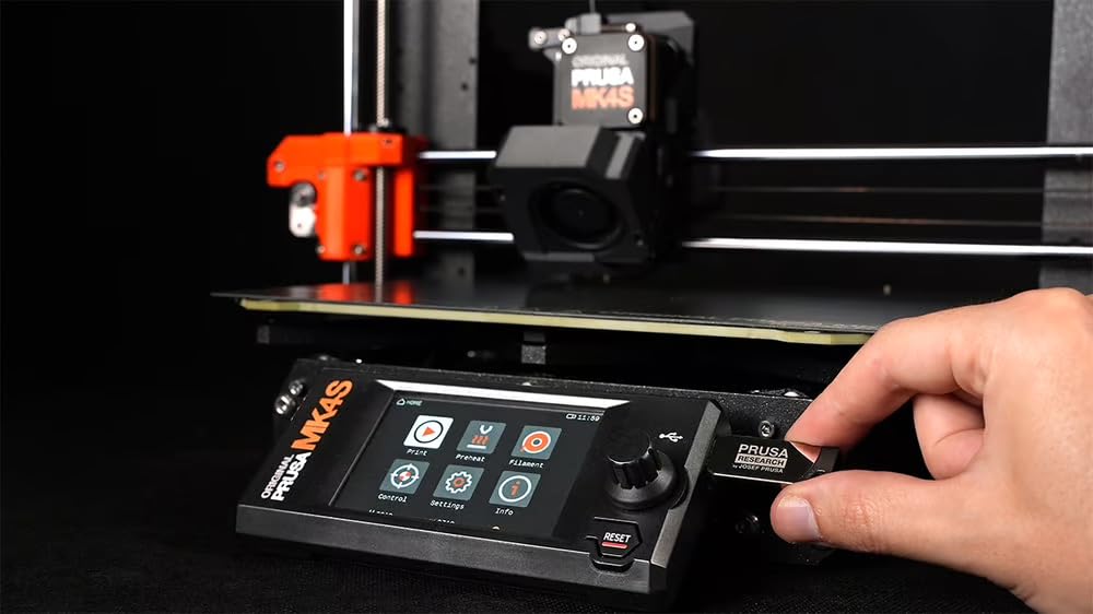 Original Prusa MK4S 3D Printer, Prusament PLA Spool Included, Print Size 25 x 21 x 22 cm