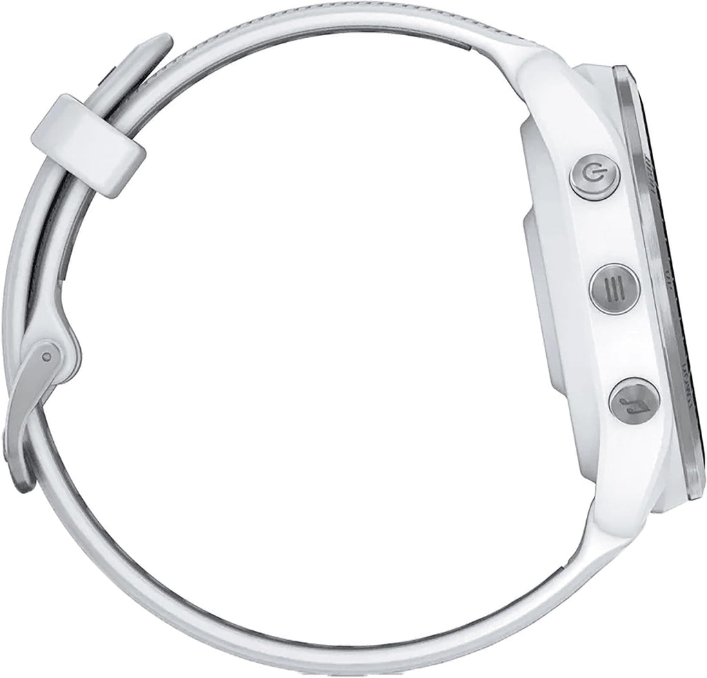 Forerunner 965 Quarz Smartwatch für Unisex, Whitestone/Powder Grey