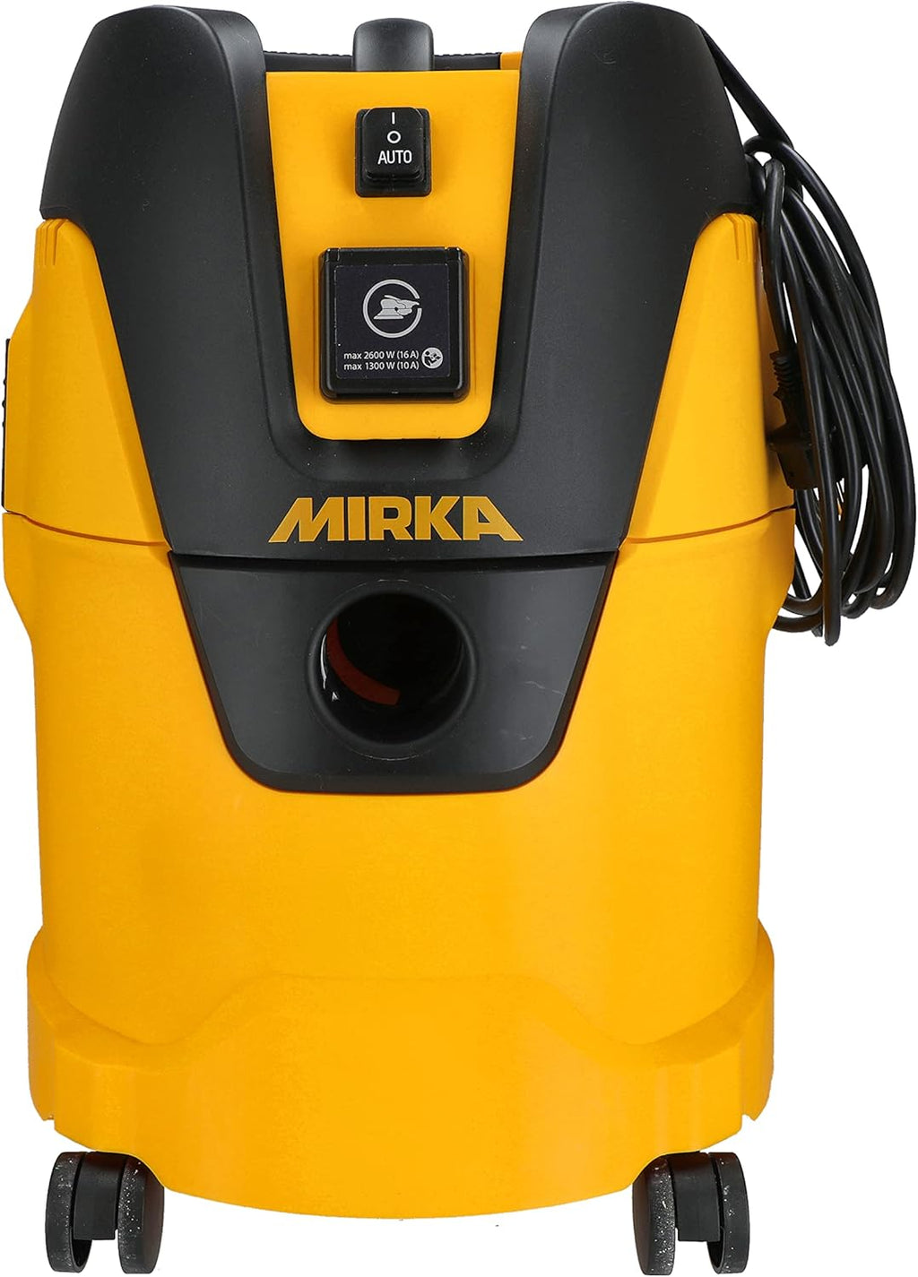 MIRKA Aspirateur Industriel Aspirateur Eau et poussière 25 litres/Tuyau d'aspiration/Puissance 1000 W/Adaptateur pour Ponceuse Inclus/Kit de Buses