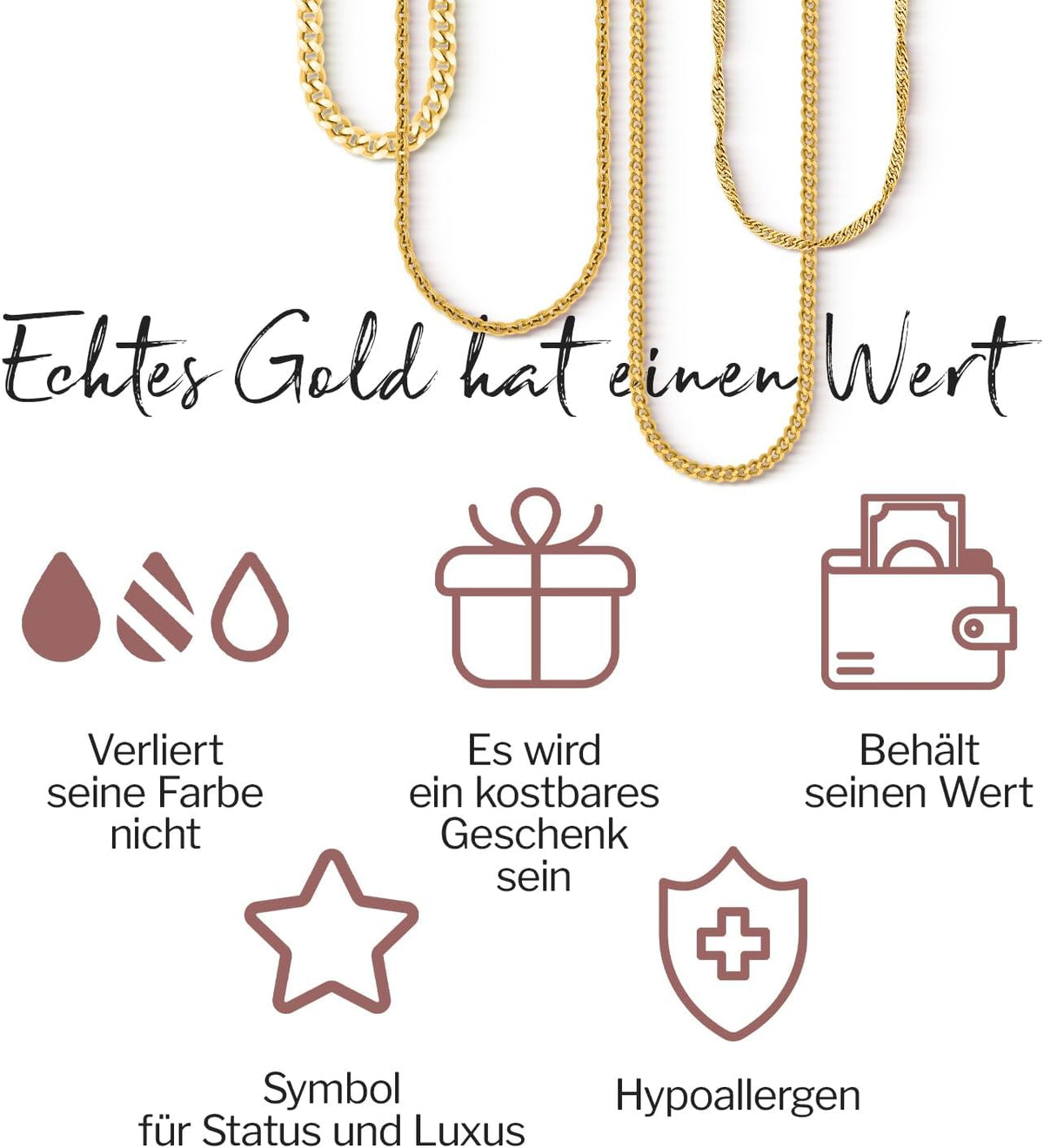 EDELIND Boucles d'Oreilles Rondes 30 mm Or Jaune 750 585 375 333 Largeur 2 mm Bijoux Femme avec Boîte Cadeau Bijoux