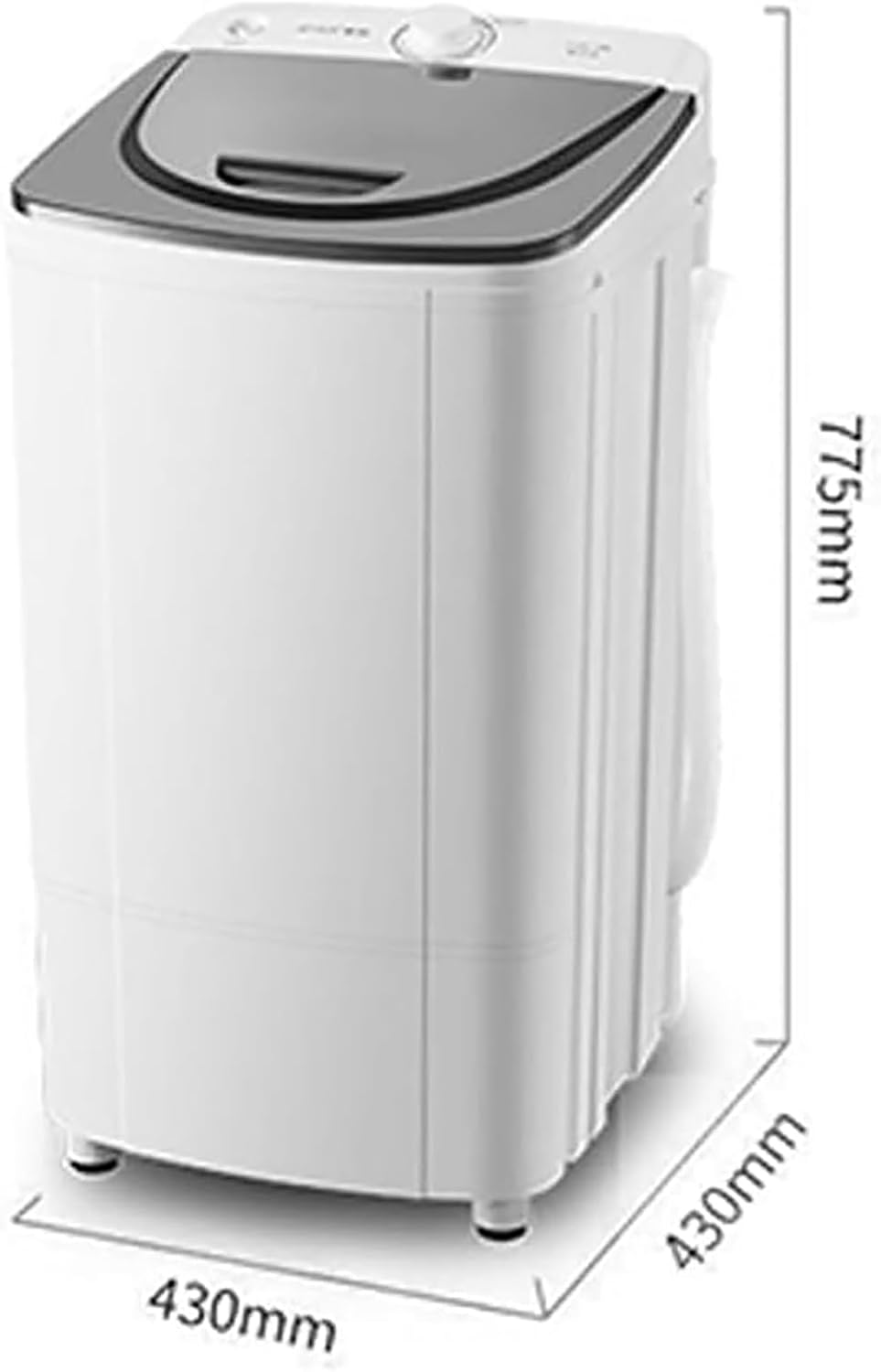 Essoreuse 10 Kg, Essoreuse À Économie D'énergie, Essoreuses Portable Haute Vitesse, Lumière Bleue À 360°, 2800 Tr/min