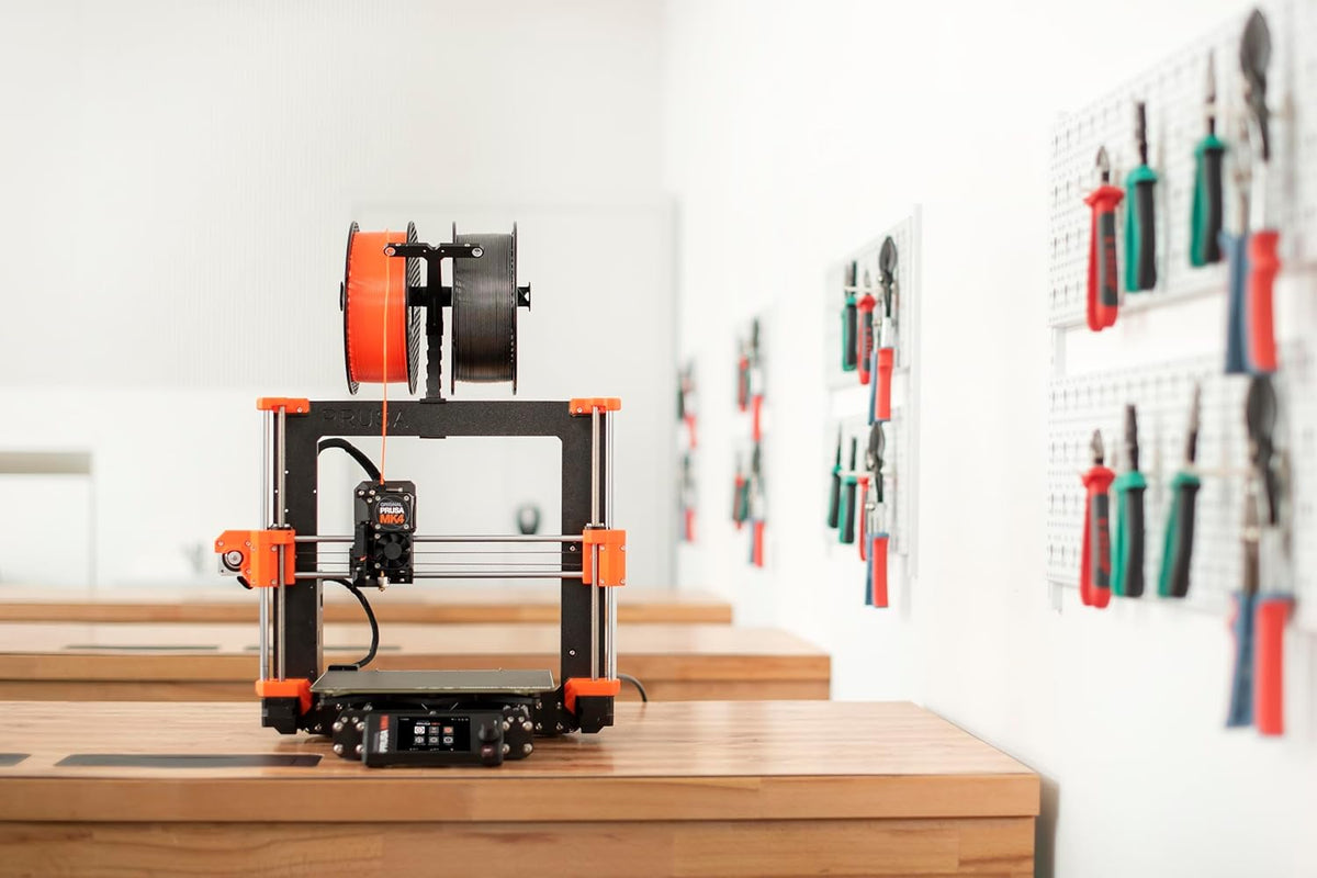 Original PRUSA Kit d'imprimante 3D MK4, Feuilles d'impression Amovibles, kit DYI pour imprimante 3D pour débutants, Amusant à Assembler, calibrage Automatique, échantillon de Filament Inclus, Taille
