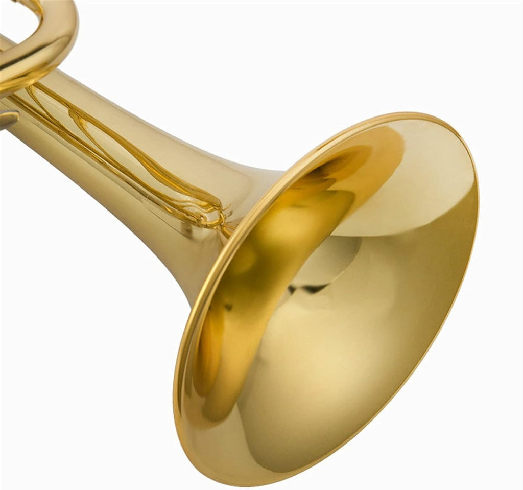 trompette débutant Trompette Instrument Musical Instrument Vent Trompette Cuivre B Trompette Plate Trompette Laiton