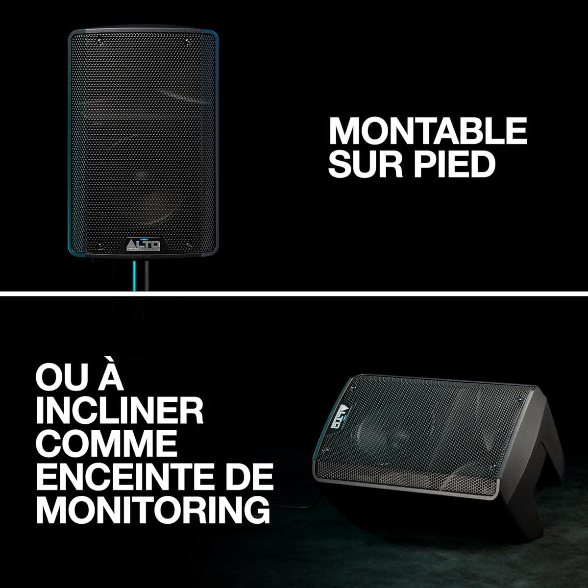 ALTO TX308 - Enceinte Active 350W avec Haut-Parleur 8" pour Les Musiciens, DJ, Bars, Concerts, mais Aussi à la Maison et Soirées Karaoké