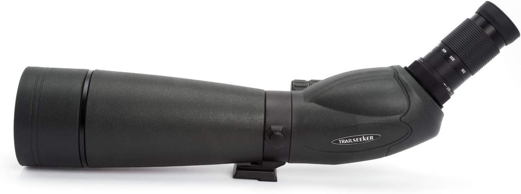 Celestron 52332 TrailSeeker 80mm Angled Spotting Scope Telescope, Black
