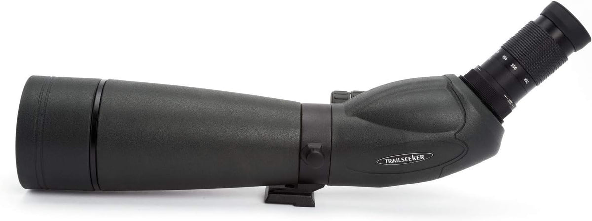 Celestron 52332 TrailSeeker 80mm Angled Spotting Scope Telescope, Black