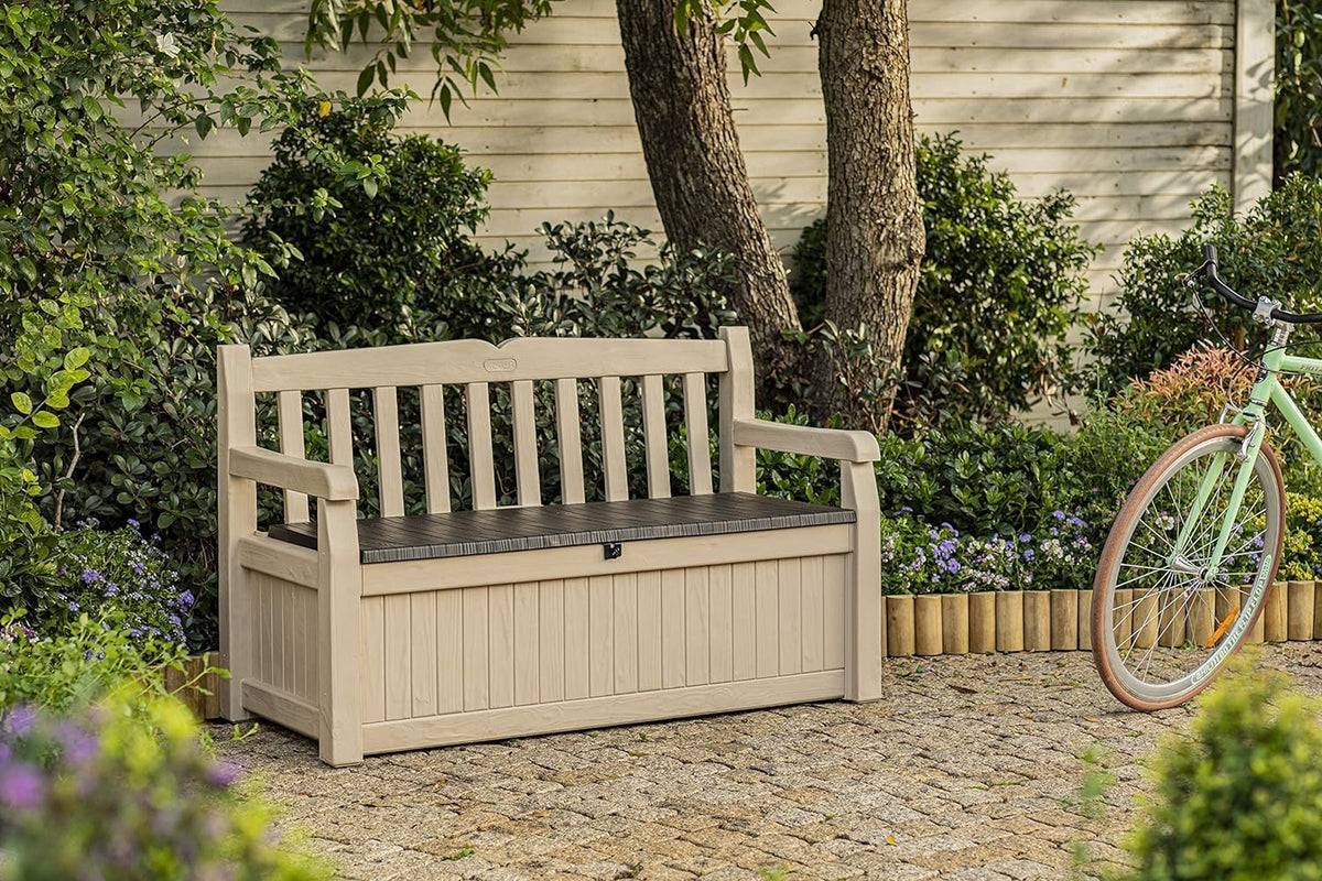 KETER Banc coffre extérieur EDEN BENCH - 265 litres