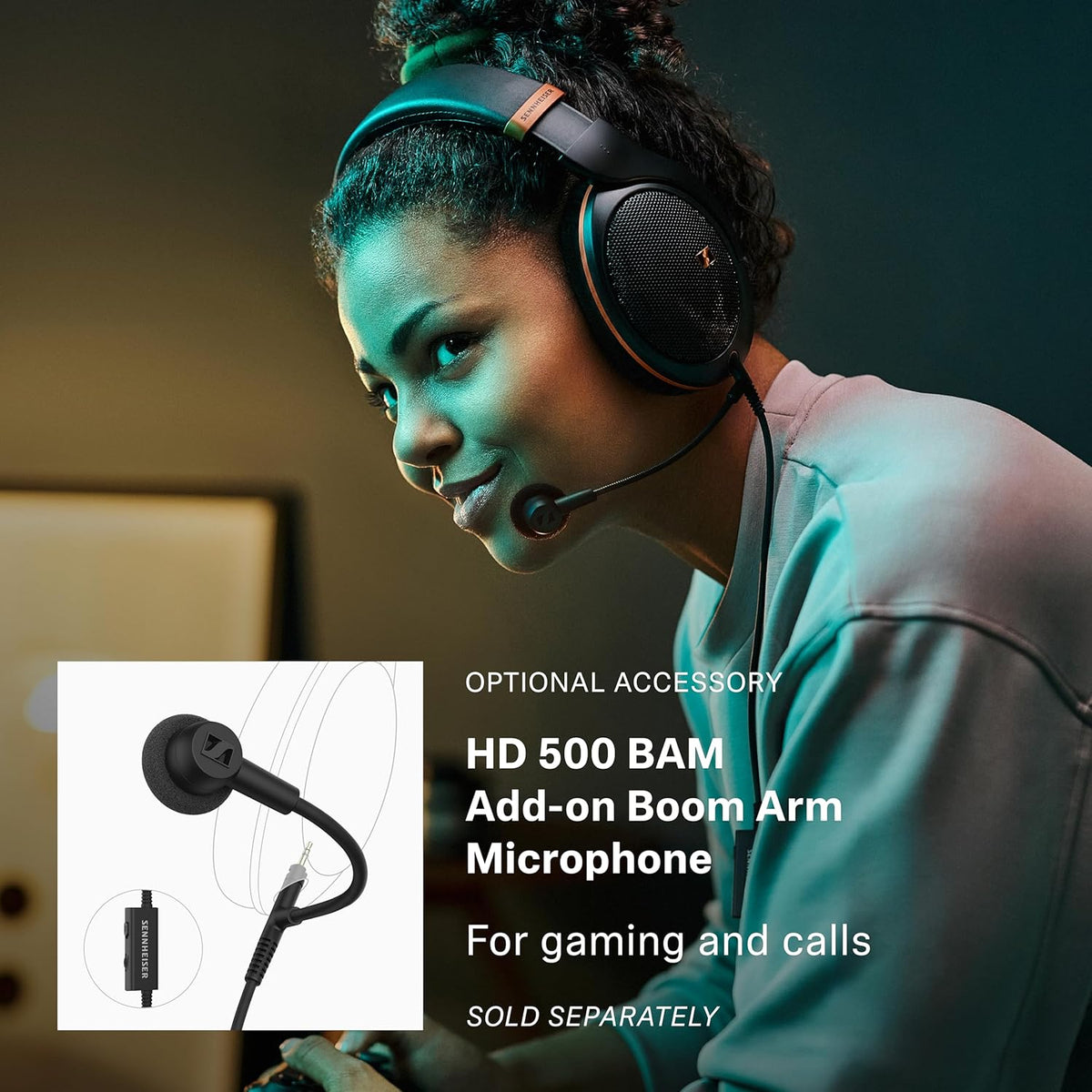 Sennheiser HD 505 - Casque Gaming Filaire Over Ear avec Son Transparent et Basses Contrôlées, Confort Amélioré, Studio pour Musique, Travail, Casque PS4, Audiophiles, Étudiants, Voyage, Édition Cuivre